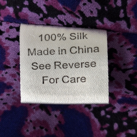 Parker Purple 100% Silk Leopard Print Mobwife Maxamalism Faux Wrap Mini Dress- S - Picture 13 of 15